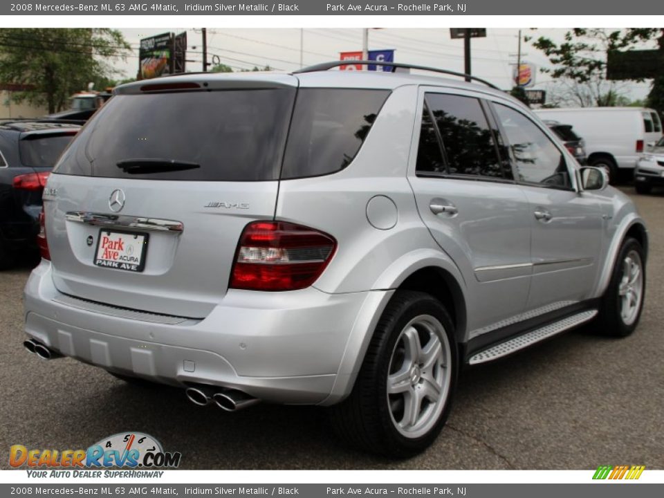2008 Mercedes-Benz ML 63 AMG 4Matic Iridium Silver Metallic / Black Photo #3