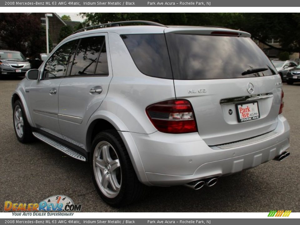 2008 Mercedes-Benz ML 63 AMG 4Matic Iridium Silver Metallic / Black Photo #5