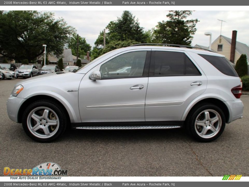 2008 Mercedes-Benz ML 63 AMG 4Matic Iridium Silver Metallic / Black Photo #6