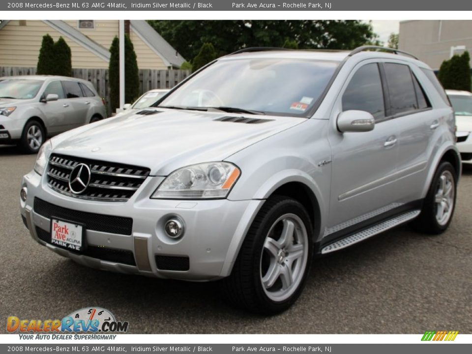 2008 Mercedes-Benz ML 63 AMG 4Matic Iridium Silver Metallic / Black Photo #7