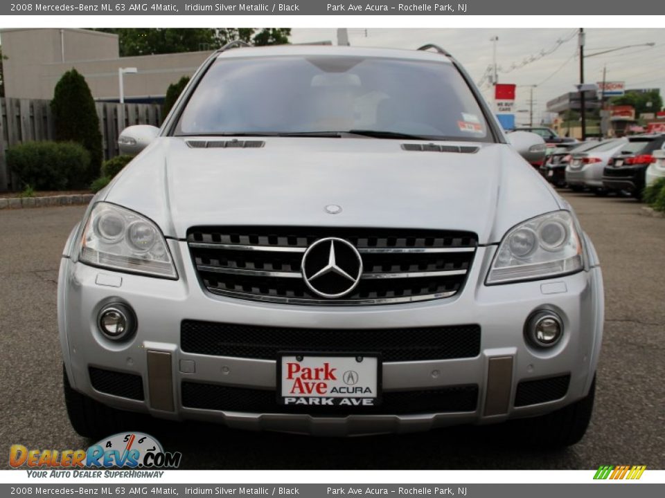 2008 Mercedes-Benz ML 63 AMG 4Matic Iridium Silver Metallic / Black Photo #8