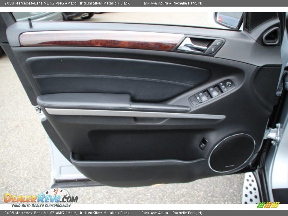 2008 Mercedes-Benz ML 63 AMG 4Matic Iridium Silver Metallic / Black Photo #9