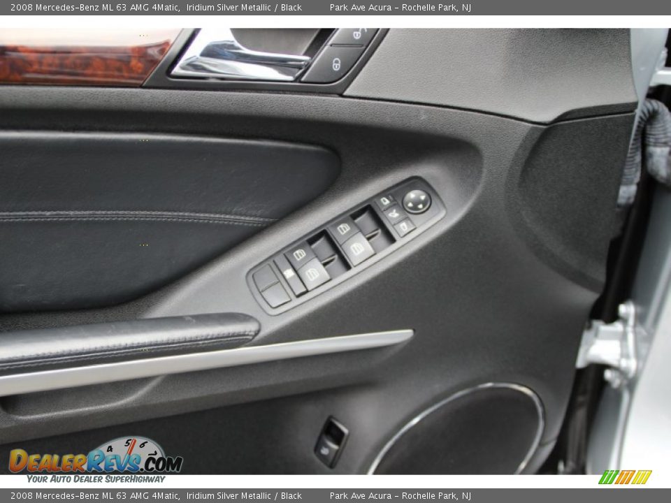 2008 Mercedes-Benz ML 63 AMG 4Matic Iridium Silver Metallic / Black Photo #10