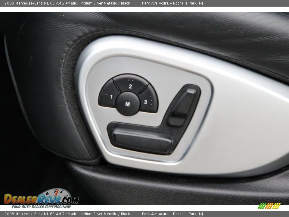 2008 Mercedes-Benz ML 63 AMG 4Matic Iridium Silver Metallic / Black Photo #14