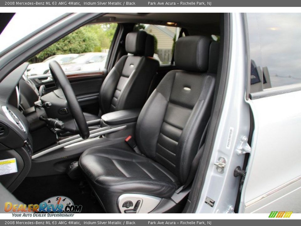 2008 Mercedes-Benz ML 63 AMG 4Matic Iridium Silver Metallic / Black Photo #15