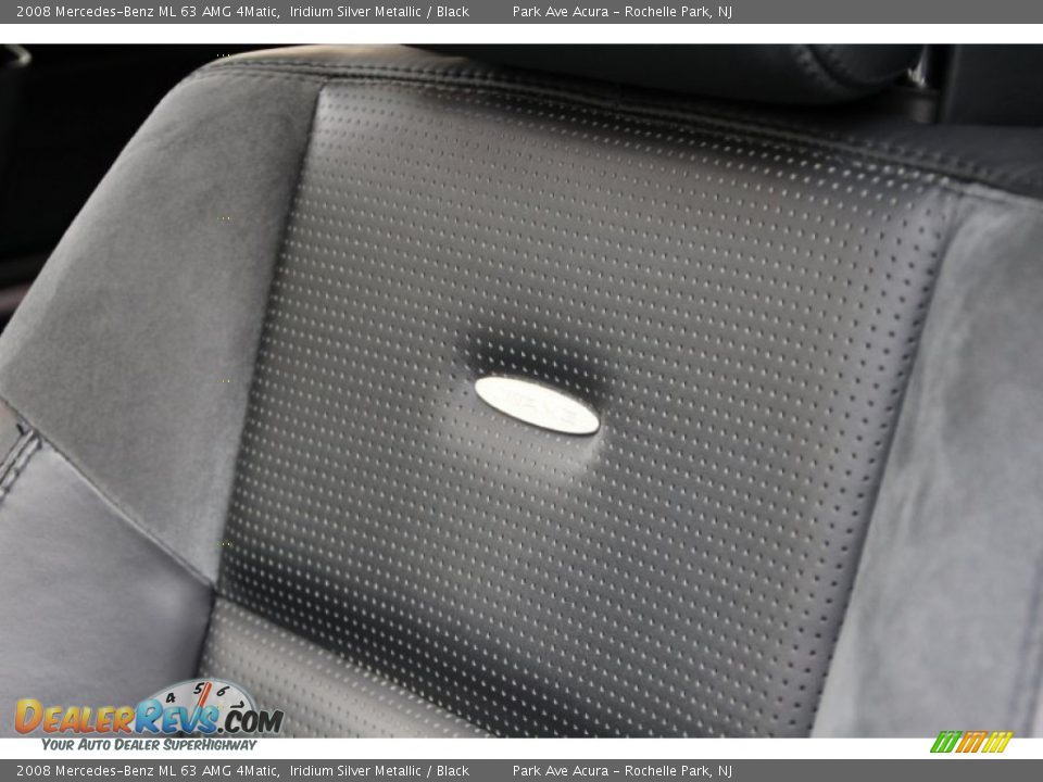 2008 Mercedes-Benz ML 63 AMG 4Matic Iridium Silver Metallic / Black Photo #16