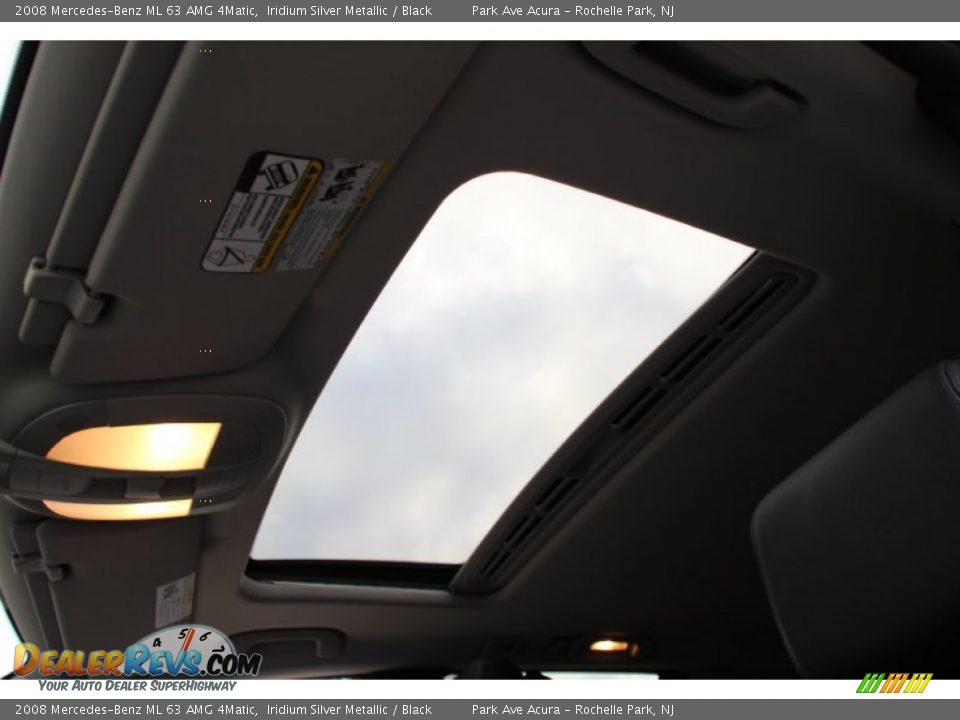 2008 Mercedes-Benz ML 63 AMG 4Matic Iridium Silver Metallic / Black Photo #17