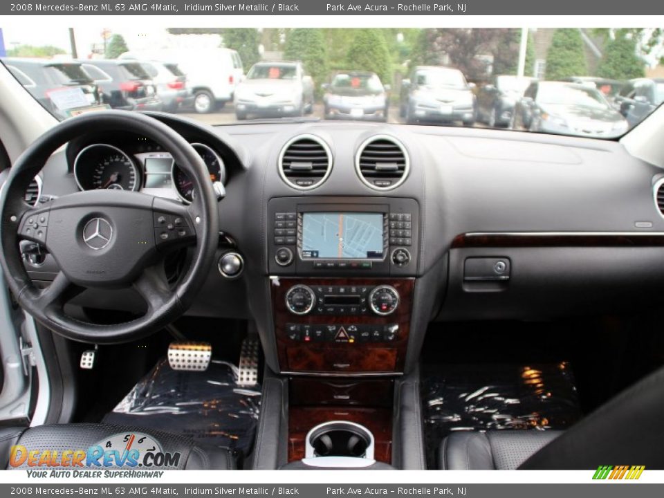 2008 Mercedes-Benz ML 63 AMG 4Matic Iridium Silver Metallic / Black Photo #18