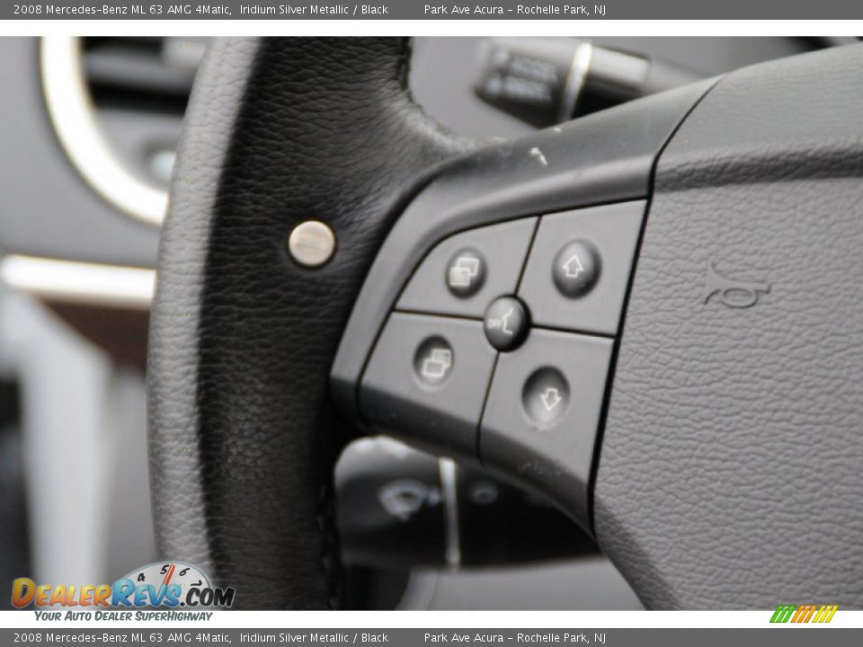 2008 Mercedes-Benz ML 63 AMG 4Matic Iridium Silver Metallic / Black Photo #21