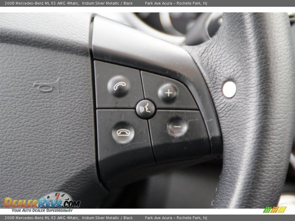 2008 Mercedes-Benz ML 63 AMG 4Matic Iridium Silver Metallic / Black Photo #22