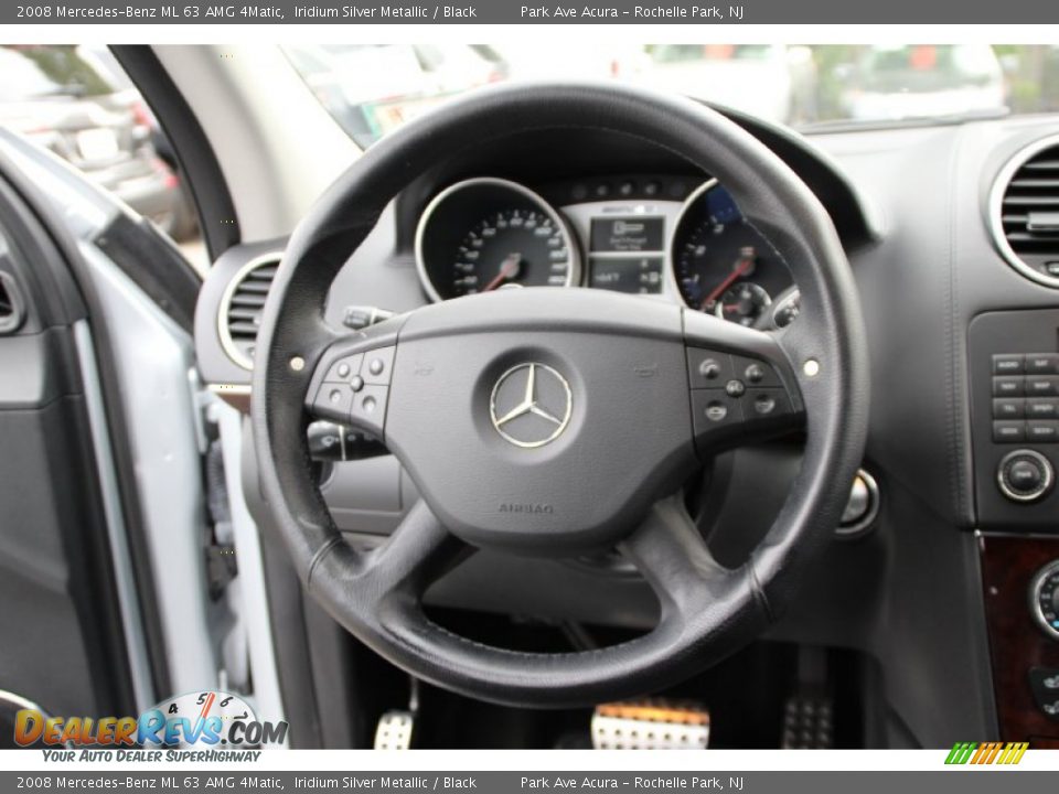 2008 Mercedes-Benz ML 63 AMG 4Matic Iridium Silver Metallic / Black Photo #23