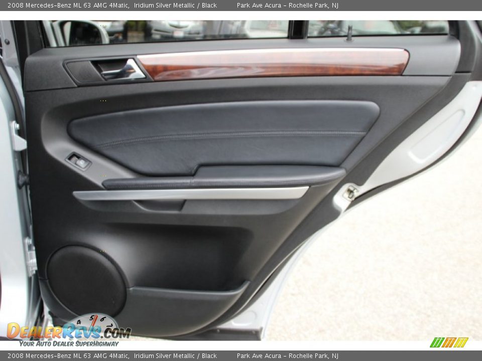 2008 Mercedes-Benz ML 63 AMG 4Matic Iridium Silver Metallic / Black Photo #27