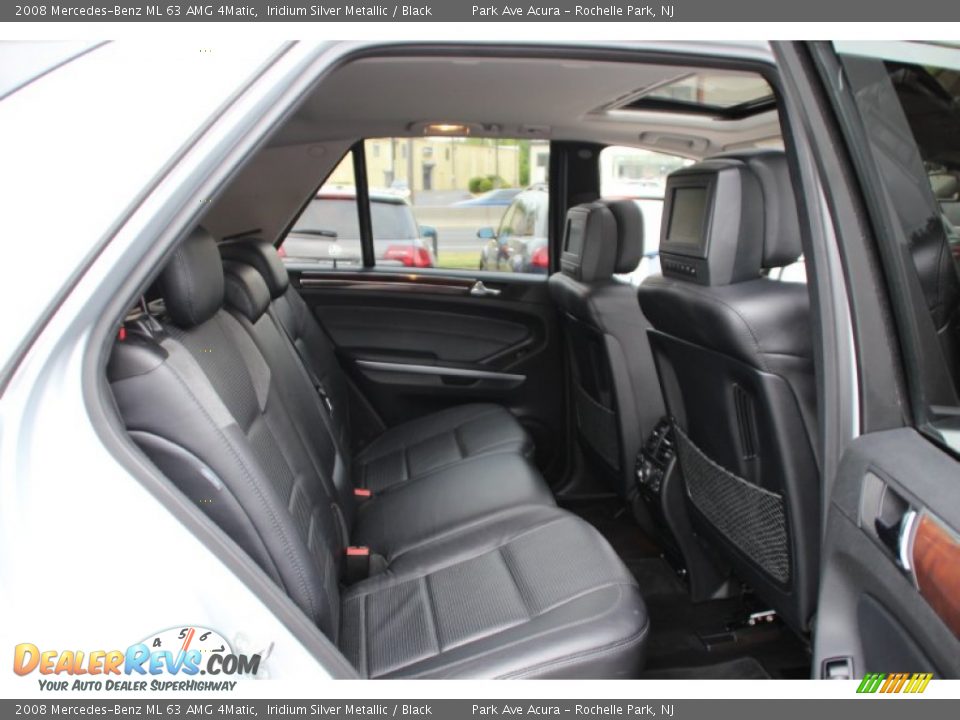 2008 Mercedes-Benz ML 63 AMG 4Matic Iridium Silver Metallic / Black Photo #28