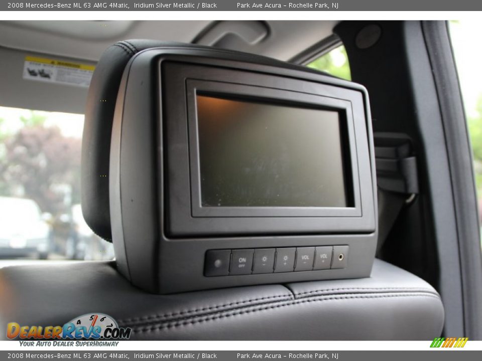 2008 Mercedes-Benz ML 63 AMG 4Matic Iridium Silver Metallic / Black Photo #30