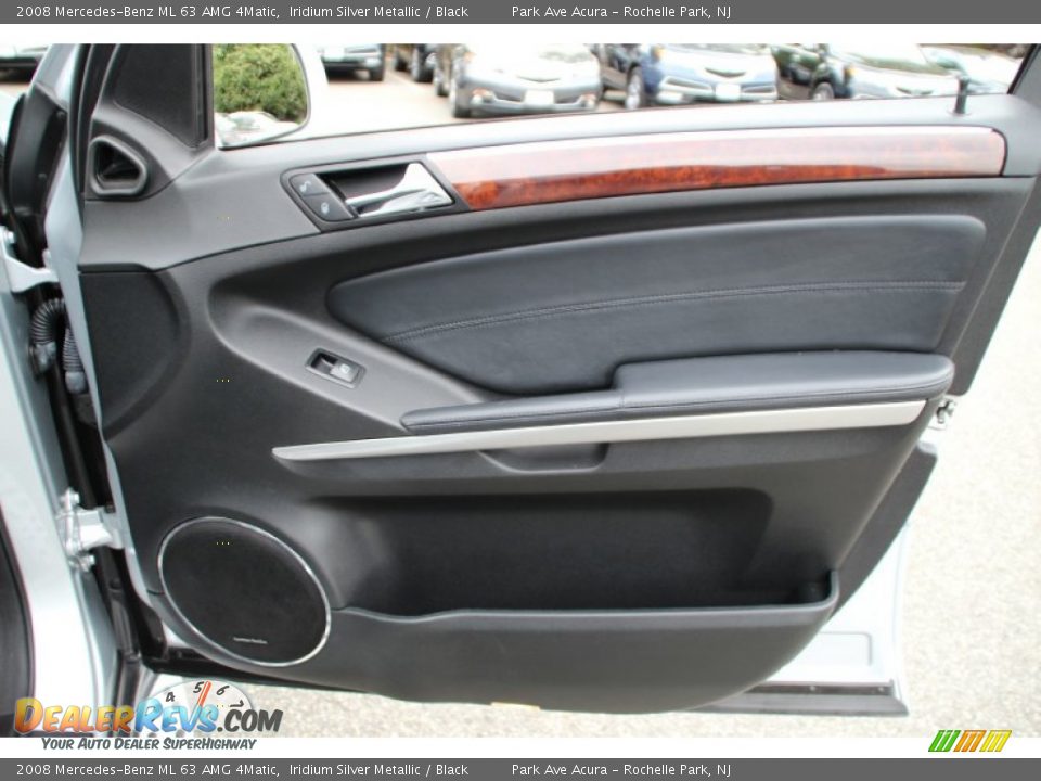 2008 Mercedes-Benz ML 63 AMG 4Matic Iridium Silver Metallic / Black Photo #32