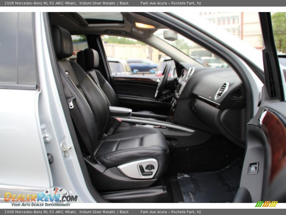 2008 Mercedes-Benz ML 63 AMG 4Matic Iridium Silver Metallic / Black Photo #33