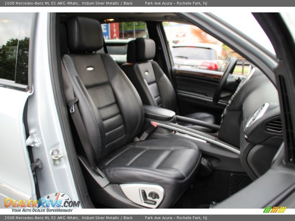 2008 Mercedes-Benz ML 63 AMG 4Matic Iridium Silver Metallic / Black Photo #34