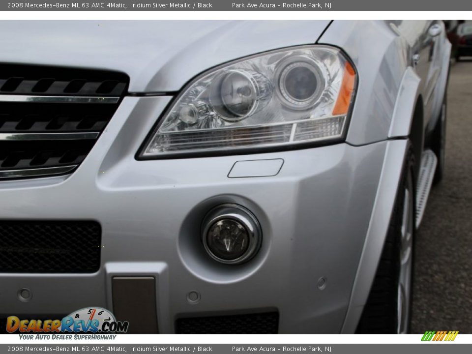 2008 Mercedes-Benz ML 63 AMG 4Matic Iridium Silver Metallic / Black Photo #36