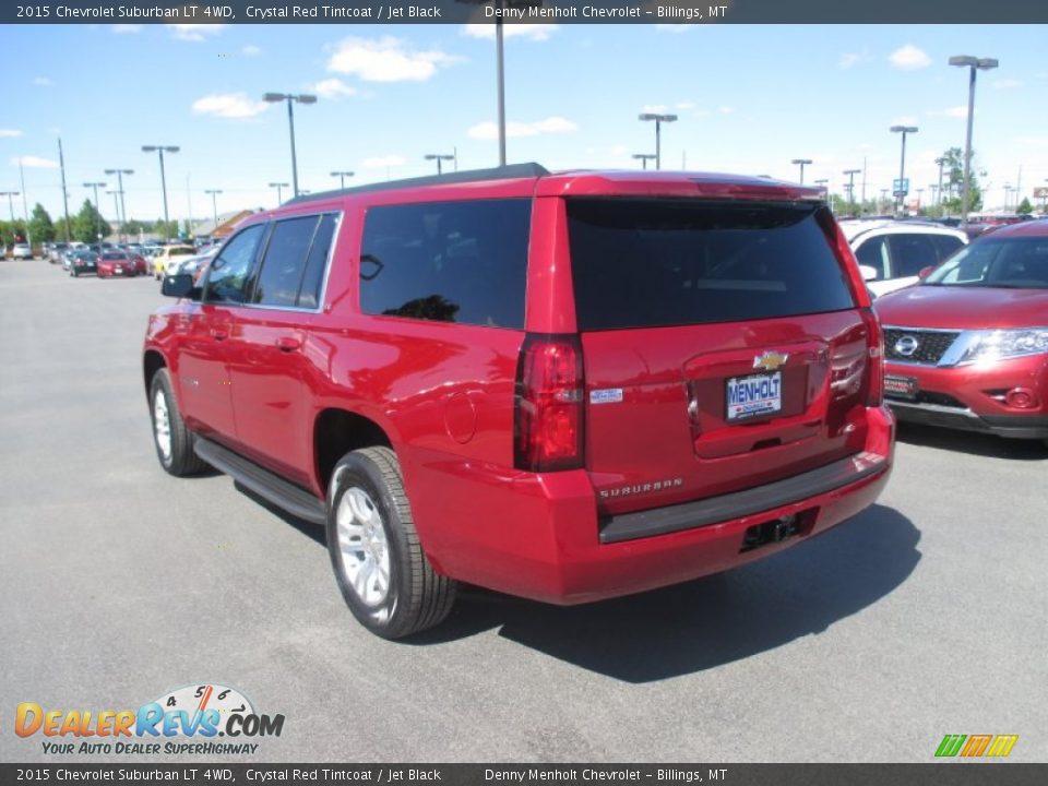 2015 Chevrolet Suburban LT 4WD Crystal Red Tintcoat / Jet Black Photo #4