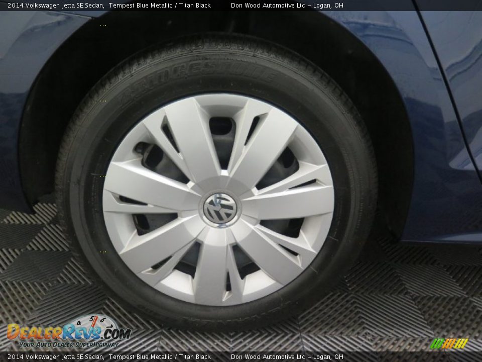 2014 Volkswagen Jetta SE Sedan Tempest Blue Metallic / Titan Black Photo #23