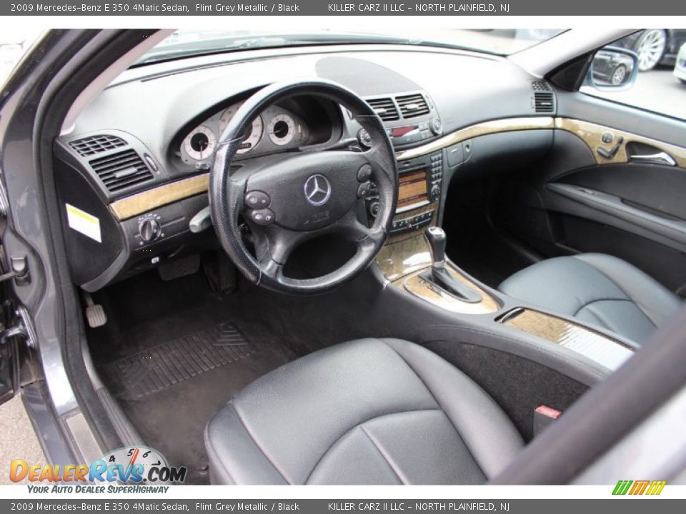 2009 Mercedes-Benz E 350 4Matic Sedan Flint Grey Metallic / Black Photo #13