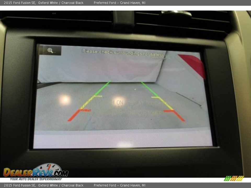 2015 Ford Fusion SE Oxford White / Charcoal Black Photo #12
