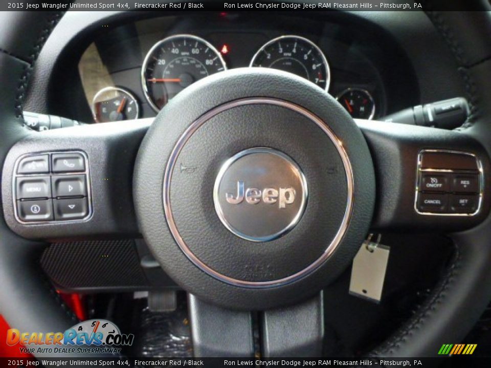 2015 Jeep Wrangler Unlimited Sport 4x4 Firecracker Red / Black Photo #15