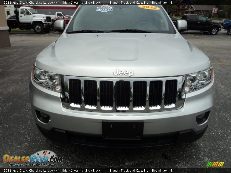 2012 Jeep Grand Cherokee Laredo 4x4 Bright Silver Metallic / Black Photo #28