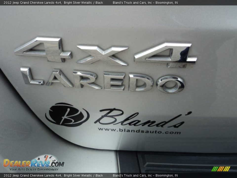 2012 Jeep Grand Cherokee Laredo 4x4 Bright Silver Metallic / Black Photo #30