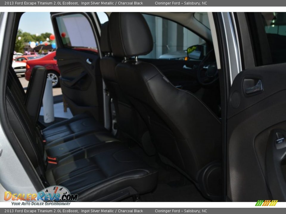 2013 Ford Escape Titanium 2.0L EcoBoost Ingot Silver Metallic / Charcoal Black Photo #16