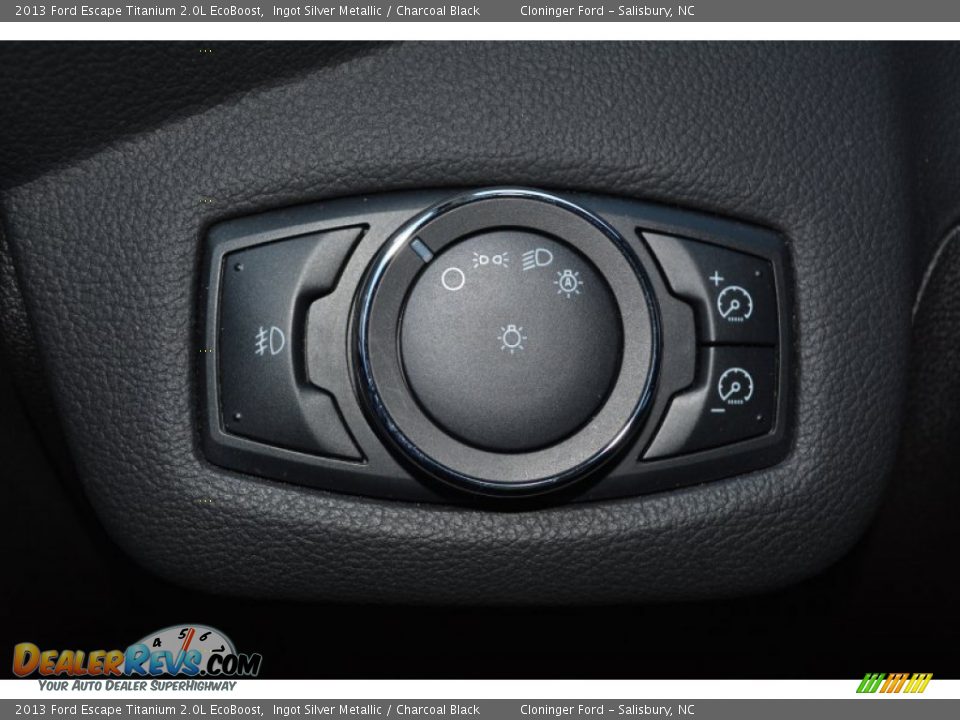2013 Ford Escape Titanium 2.0L EcoBoost Ingot Silver Metallic / Charcoal Black Photo #35