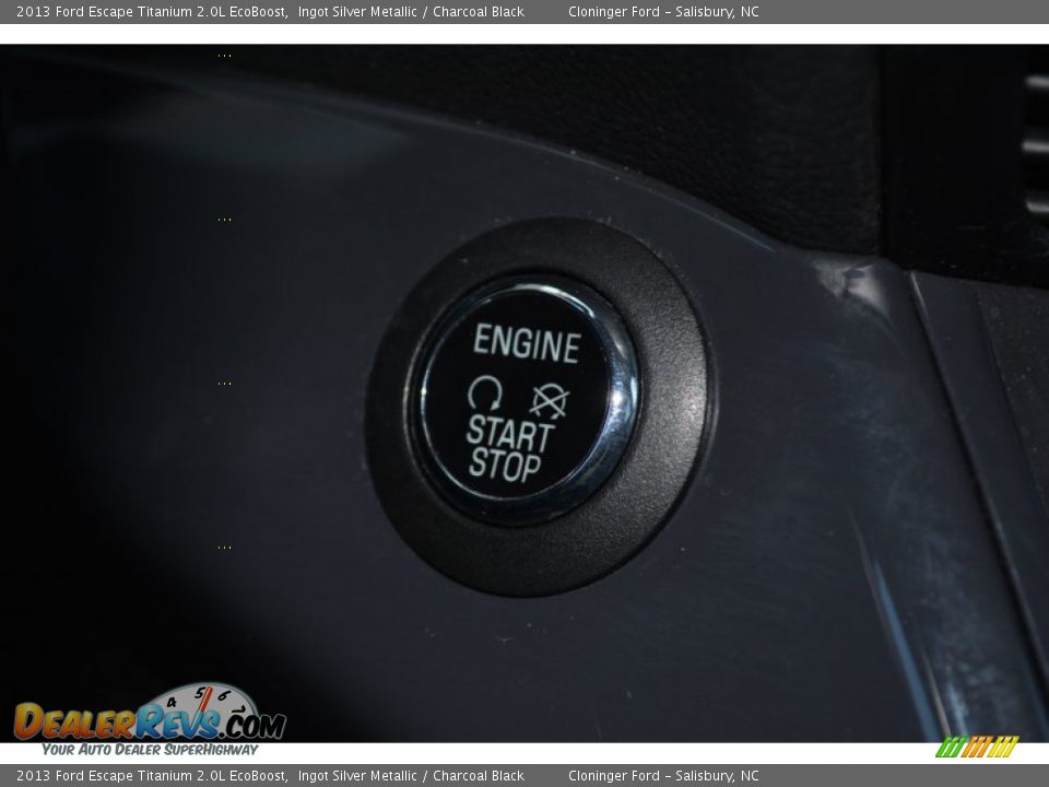 2013 Ford Escape Titanium 2.0L EcoBoost Ingot Silver Metallic / Charcoal Black Photo #36