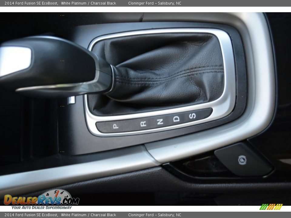 2014 Ford Fusion SE EcoBoost White Platinum / Charcoal Black Photo #20