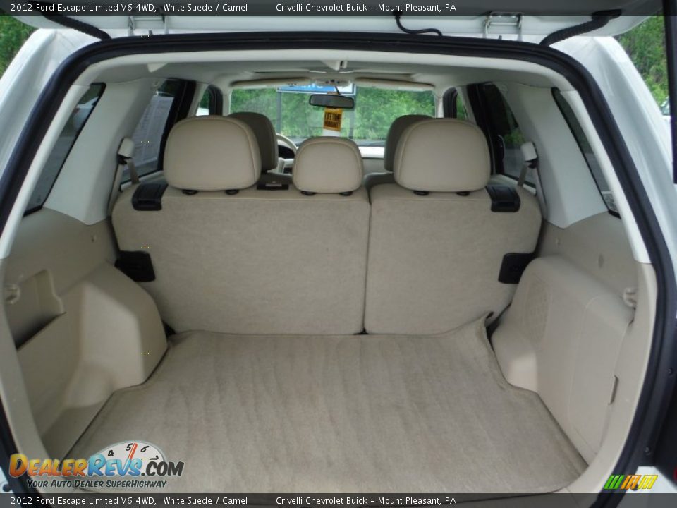 2012 Ford Escape Limited V6 4WD White Suede / Camel Photo #29
