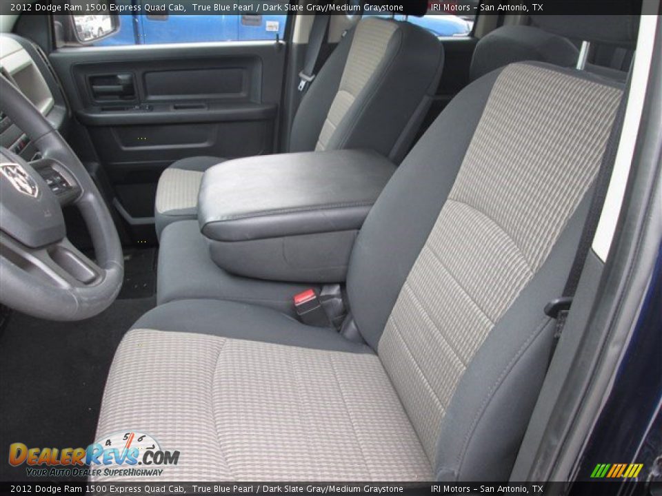 2012 Dodge Ram 1500 Express Quad Cab True Blue Pearl / Dark Slate Gray/Medium Graystone Photo #7