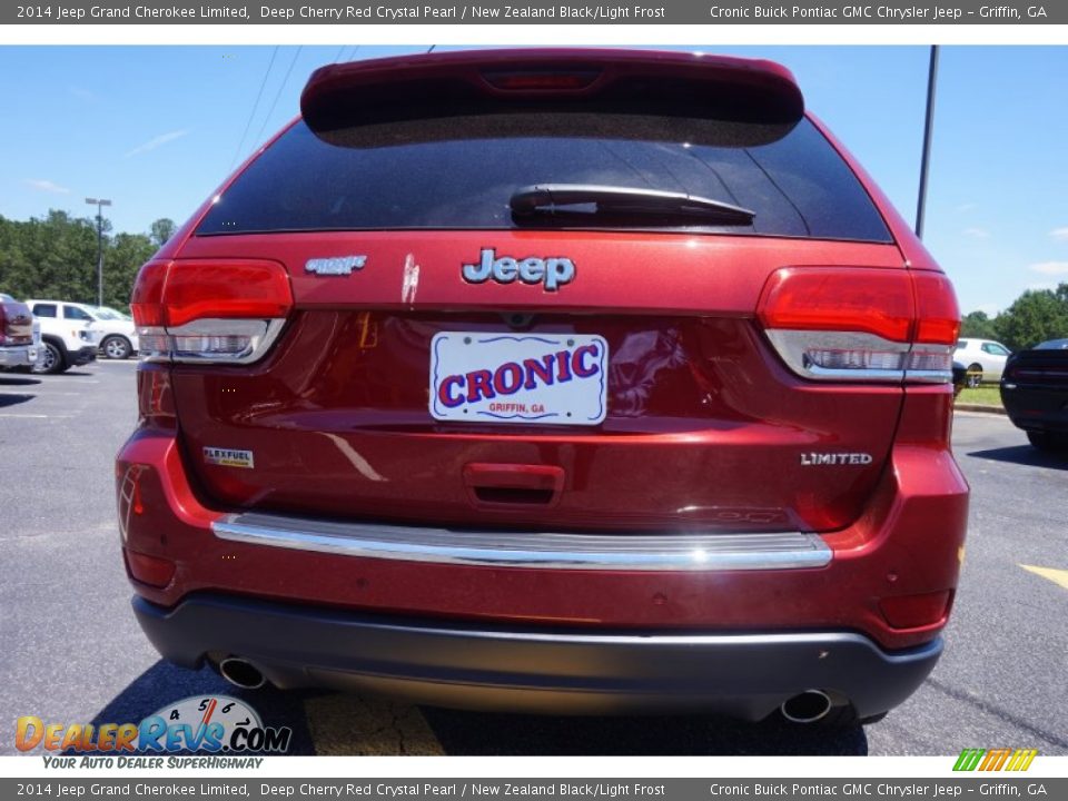 2014 Jeep Grand Cherokee Limited Deep Cherry Red Crystal Pearl / New Zealand Black/Light Frost Photo #6
