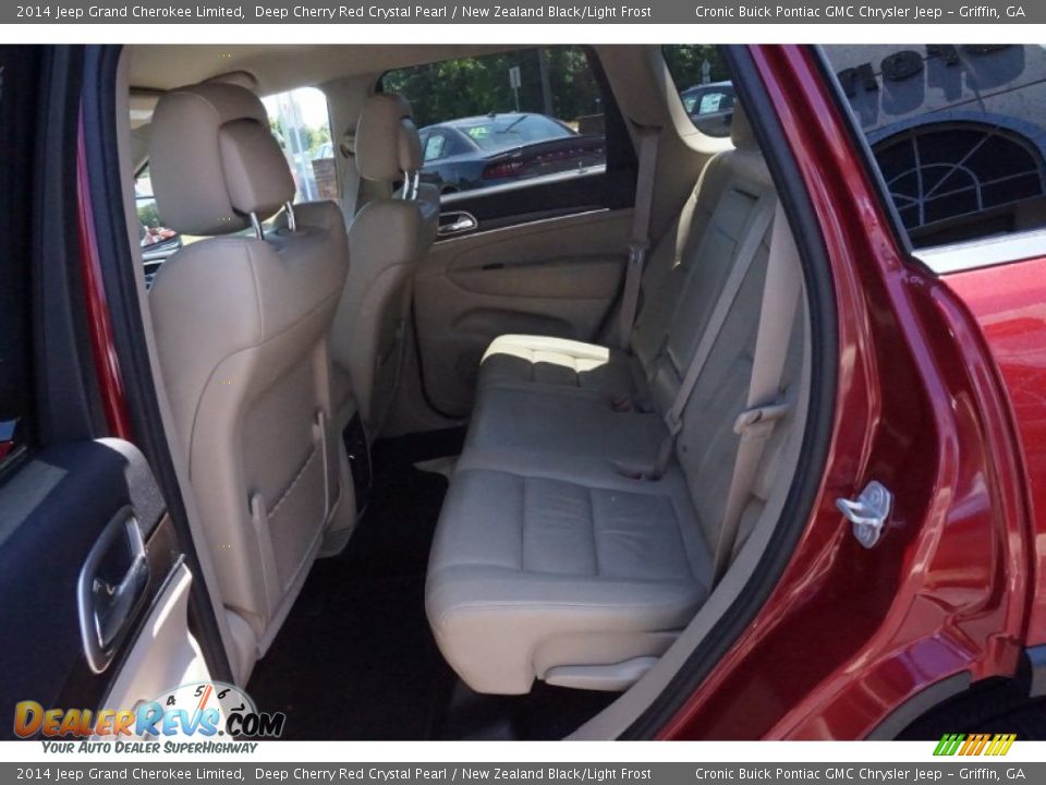 2014 Jeep Grand Cherokee Limited Deep Cherry Red Crystal Pearl / New Zealand Black/Light Frost Photo #13