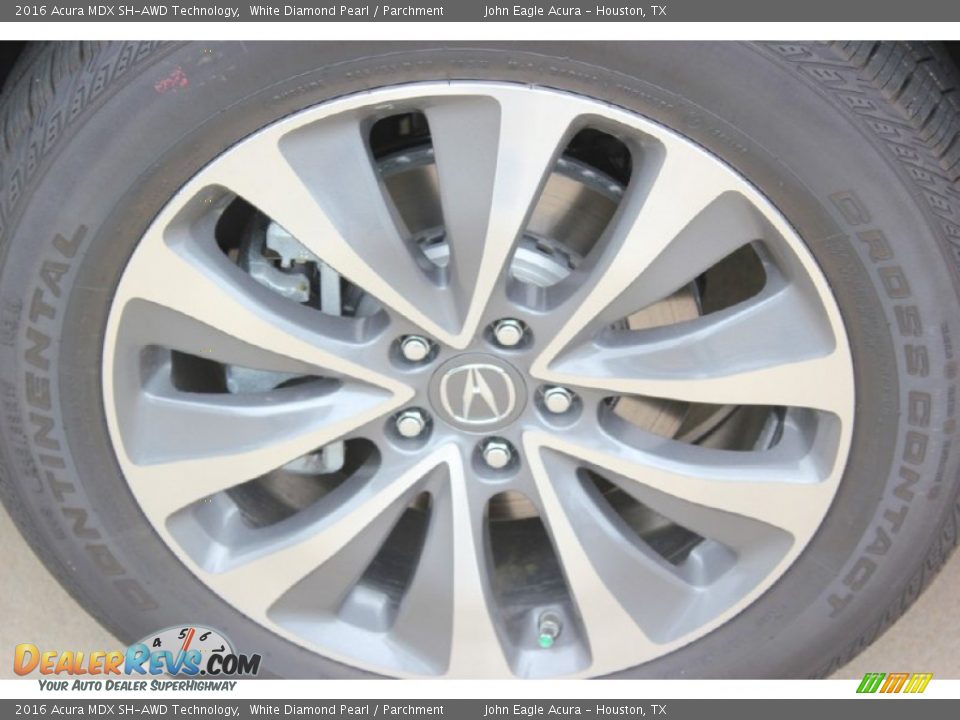 2016 Acura MDX SH-AWD Technology White Diamond Pearl / Parchment Photo #10