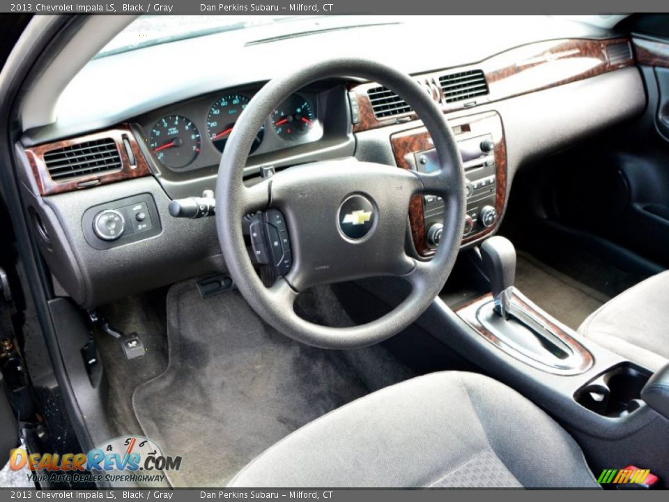 2013 Chevrolet Impala LS Black / Gray Photo #5