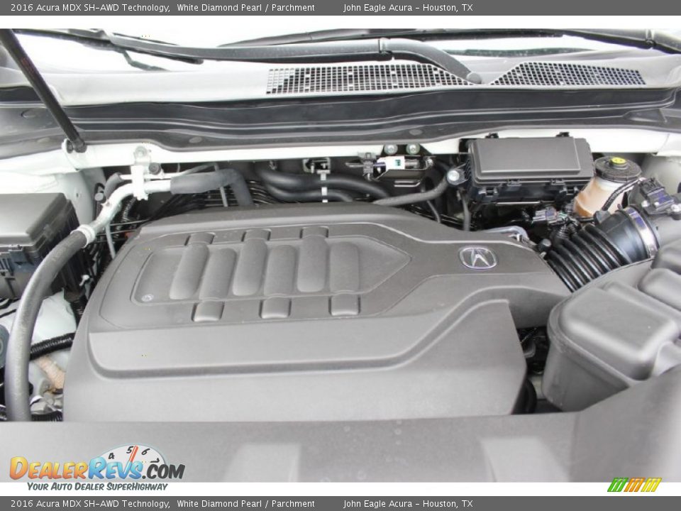 2016 Acura MDX SH-AWD Technology White Diamond Pearl / Parchment Photo #27