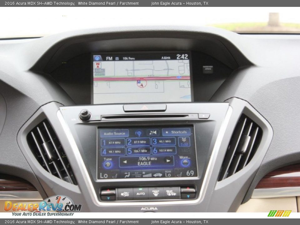 2016 Acura MDX SH-AWD Technology White Diamond Pearl / Parchment Photo #29