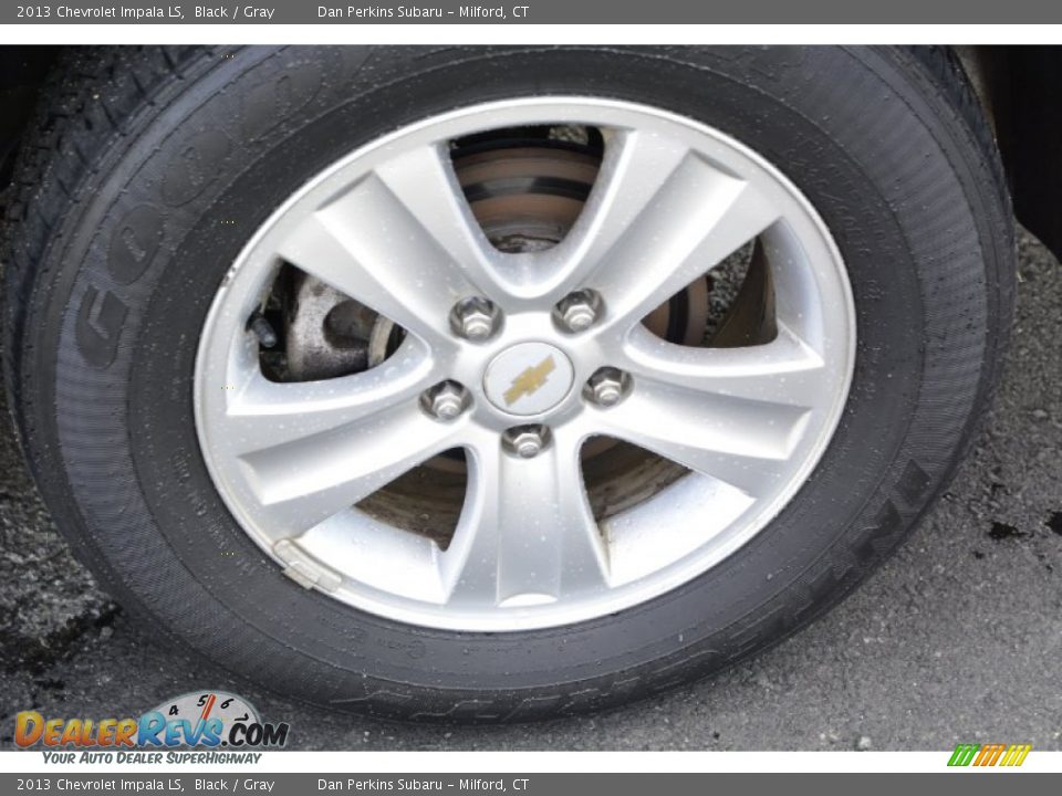 2013 Chevrolet Impala LS Black / Gray Photo #24