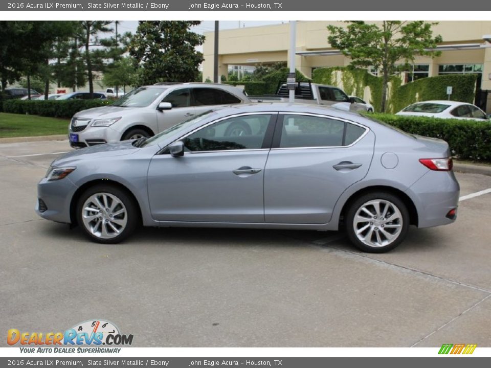 2016 Acura ILX Premium Slate Silver Metallic / Ebony Photo #4