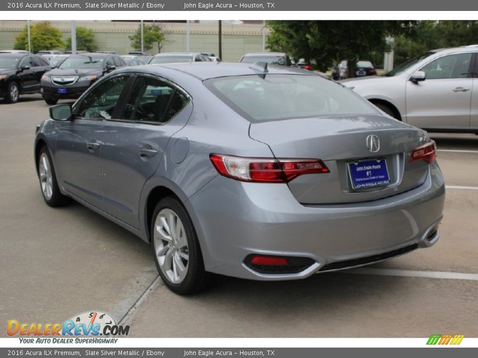 2016 Acura ILX Premium Slate Silver Metallic / Ebony Photo #5