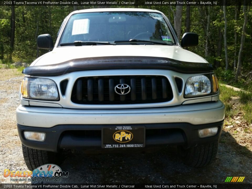 2003 Toyota Tacoma V6 PreRunner Double Cab Lunar Mist Silver Metallic / Charcoal Photo #2