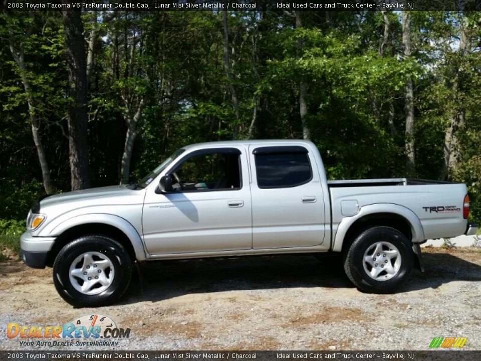 2003 Toyota Tacoma V6 PreRunner Double Cab Lunar Mist Silver Metallic / Charcoal Photo #5