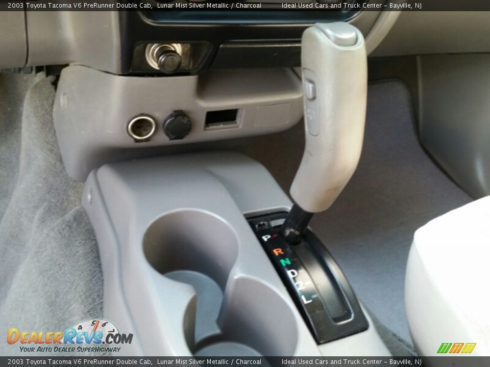 2003 Toyota Tacoma V6 PreRunner Double Cab Lunar Mist Silver Metallic / Charcoal Photo #17