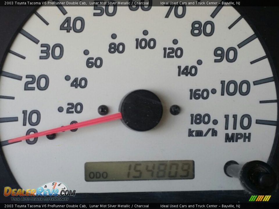 2003 Toyota Tacoma V6 PreRunner Double Cab Lunar Mist Silver Metallic / Charcoal Photo #19