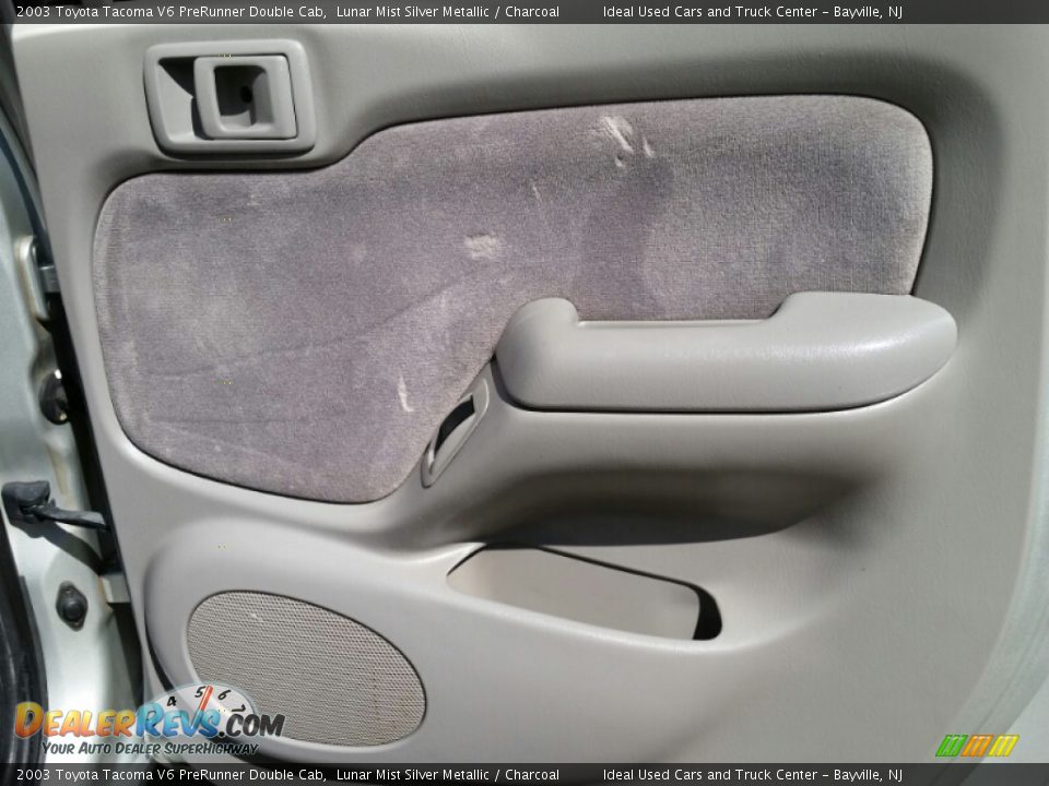 2003 Toyota Tacoma V6 PreRunner Double Cab Lunar Mist Silver Metallic / Charcoal Photo #20