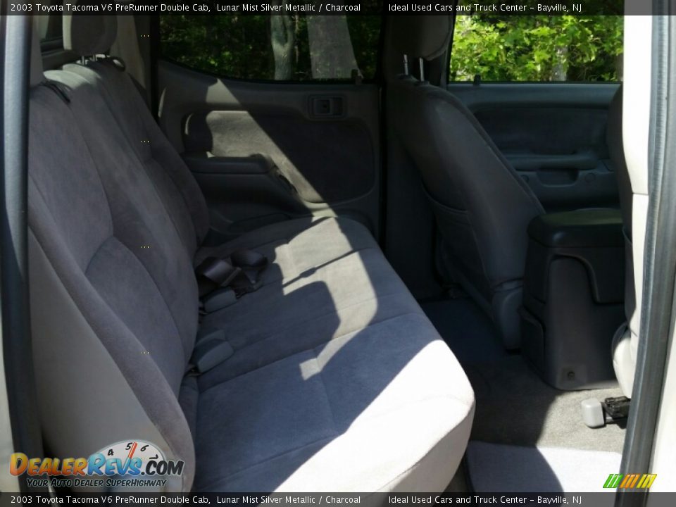 2003 Toyota Tacoma V6 PreRunner Double Cab Lunar Mist Silver Metallic / Charcoal Photo #21